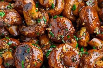 Ciuperci champignon la cuptor